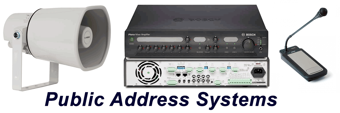 Public Address systems installation supply repair service